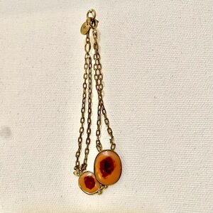 Pink pendant Chain bracelet